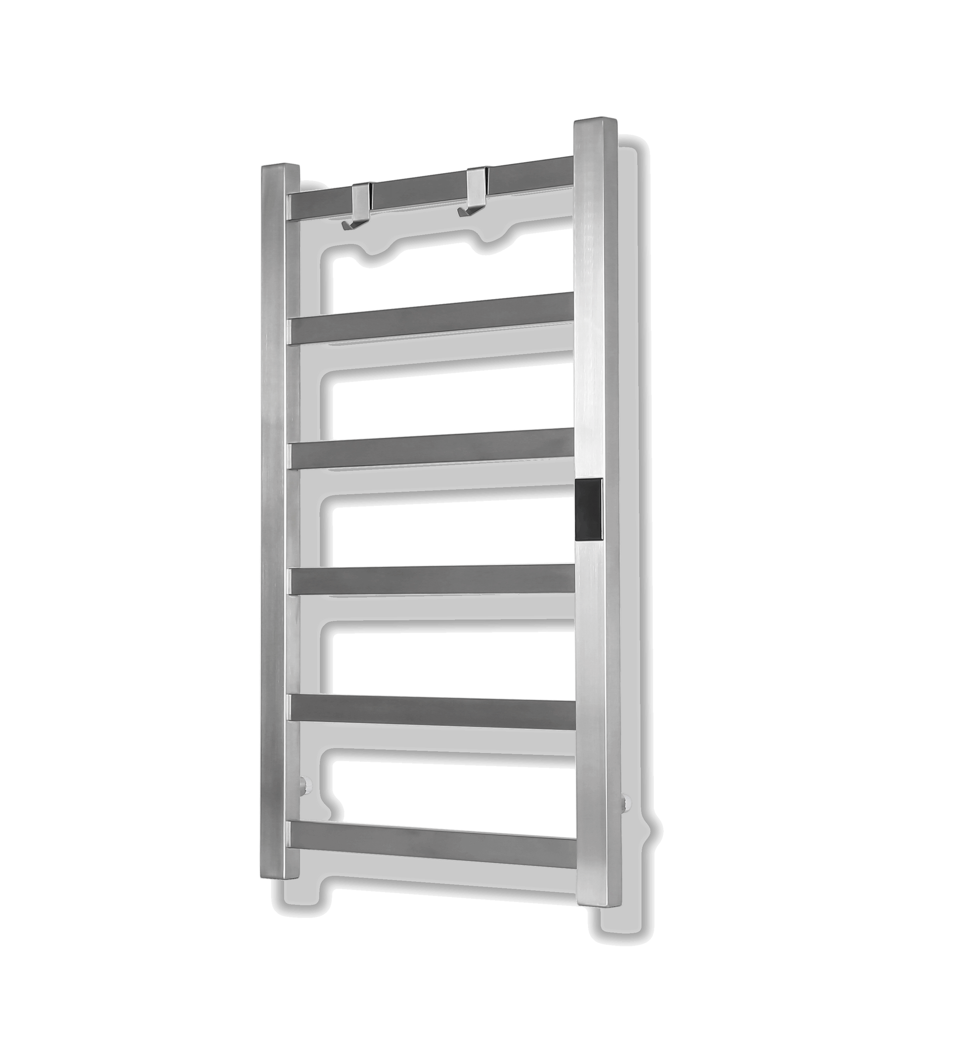 Brushed Stainless Steel 6-Bar Towel Warmer by Topdattion