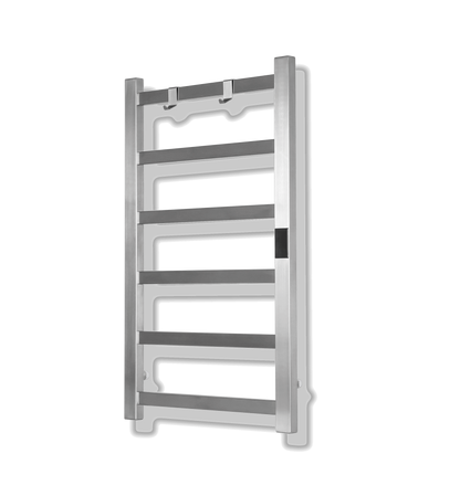 Brushed Stainless Steel 6-Bar Towel Warmer by Topdattion