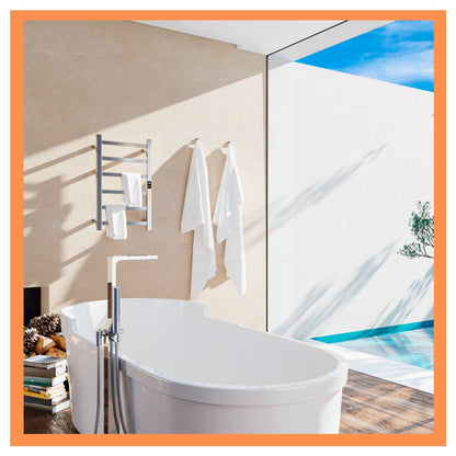 Topdattion Electric Towel Warmer with Polished Finish
